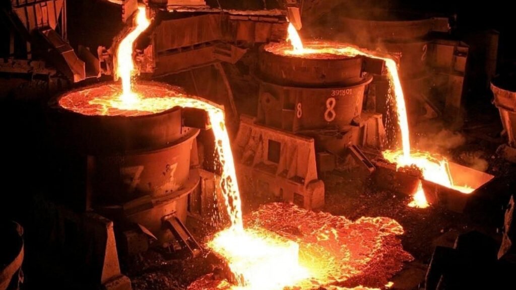 Cast iron manufacturing- a foundry or manufacturing environmental showing cast iron production - European infrastructure quality by Castinex